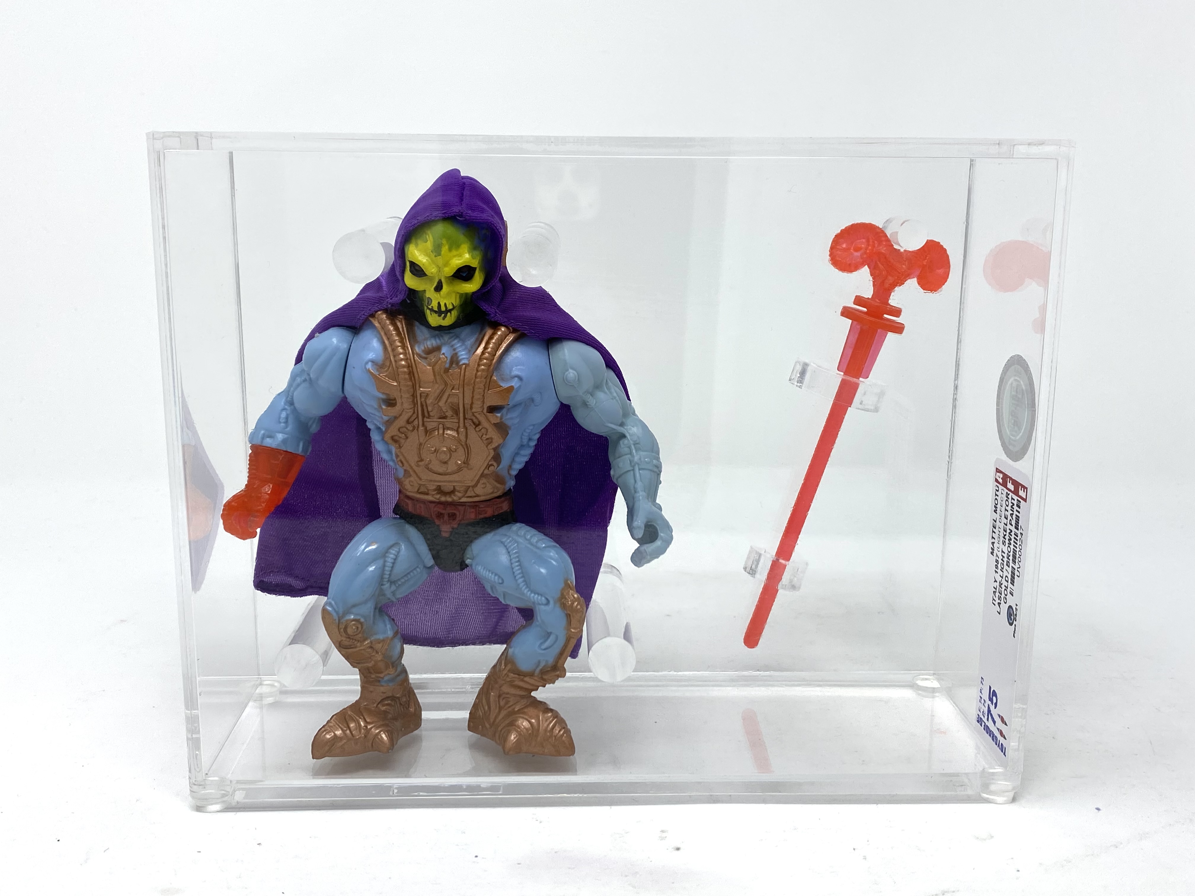 Laser Light Skeletor - AFE Gegraded - He-Man Masters of the Universe - MOTU - UKG AFA
